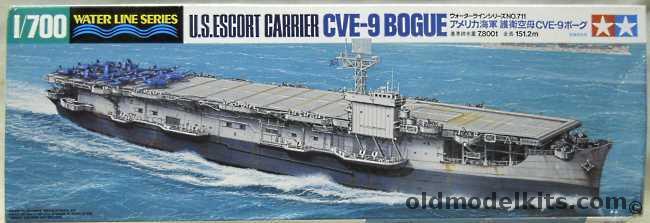 Tamiya 1/700 USS Bogue CVE-9 Escort Aircraft Carrier - (Jeep Carrier), 31711 plastic model kit